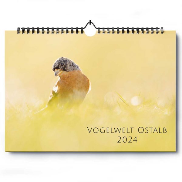 „Vogelwelt Ostalb 2024″ – Wandkalender DIN A3 quer